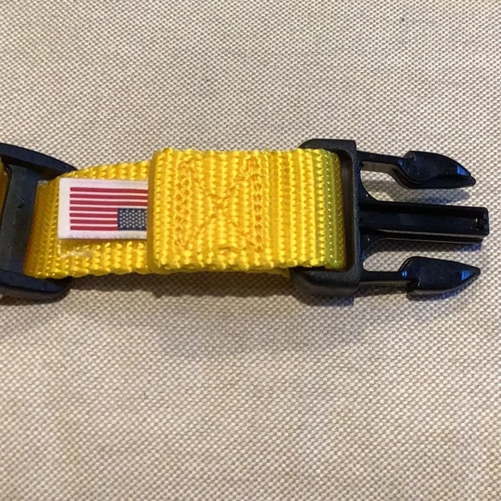 Dog + Bone - Dog COLLAR - Yellow - OS (Adjustable) - Size S 11”-14”